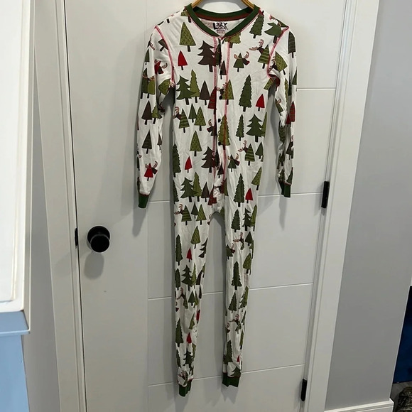 The lazy one kids  size 12 holiday onsie - Picture 1 of 9